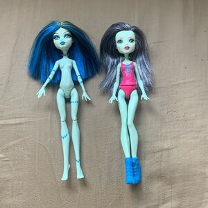 Two Frankie Stein Dolls Lot